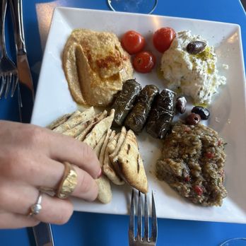 Meraki Greek Bistro - Trio Of Spreads - Greek Near Me - Miami, Florida Meraki Greek Bistro - Trio Of Spreads - Greek Near Me - Miami, Florida