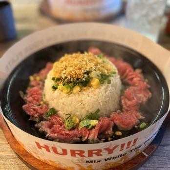 Sizzling Lunch - Garlic Beef Pepper Rice - Japanese Near Me - San Jose, California Sizzling Lunch - Garlic Beef Pepper Rice - Japanese Near Me - San Jose, California
