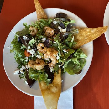 The Toasted Yolk Cafe - Shrimp Cilantro Salad - Breakfast & Brunch Near Me - Houston, Texas The Toasted Yolk Cafe - Shrimp Cilantro Salad - Breakfast & Brunch Near Me - Houston, Texas