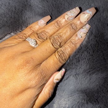 Rae Nails - Boa Hair Studio - Marvel chrome nail design my most recent set - Eyelash Service Near Me - Scottsdale, Arizona