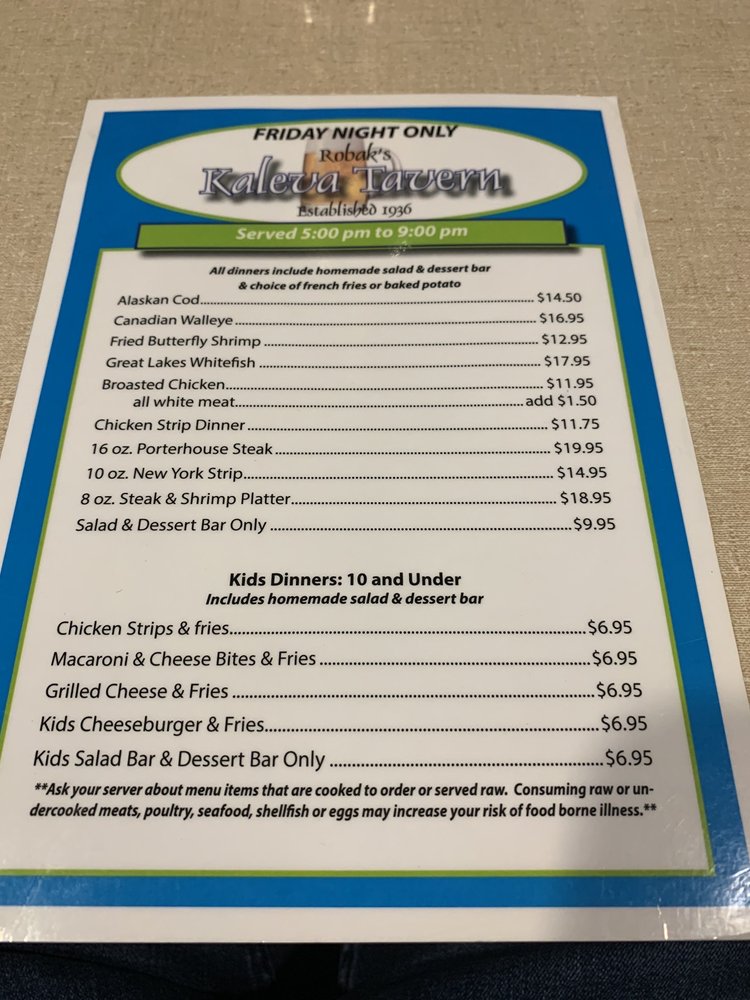 KALEVA TAVERN 13 Photos 9289 Walta St, Kaleva, MI Yelp