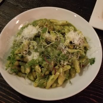 Spuntino - Cavatelli with spinach-pistachio pesto - Italian Near Me - Denver, Colorado Spuntino - Cavatelli with spinach-pistachio pesto - Italian Near Me - Denver, Colorado
