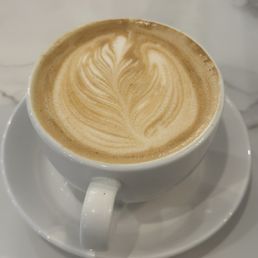 Cafe latte w/Lavender