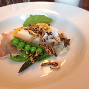 Naked Kitchen - poached egg with peas, prosciutto and puffed rice - Venues & Event Spaces Near Me - San Francisco, California Naked Kitchen - poached egg with peas, prosciutto and puffed rice - Venues & Event Spaces Near Me - San Francisco, California
