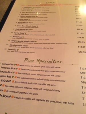 Menu photo 7 Dosa n Curry Somerville, MA