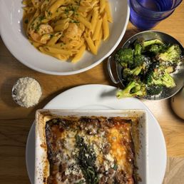 Pasta Shrimp & Vodka and Eggplant Lasagna-No Pasta Pasta Shrimp & Vodka and Eggplant Lasagna-No Pasta