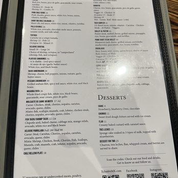 Xclusive Mexican Kitchen - Menu - Seafood Near Me - Mission Viejo, California Xclusive Mexican Kitchen - Menu - Seafood Near Me - Mission Viejo, California