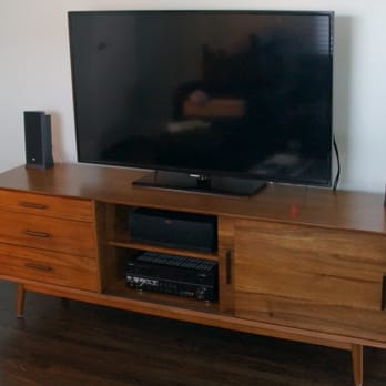 West Elm - mid-century media console - 80" (acorn) - Furniture Stores Near Me - Pasadena, California