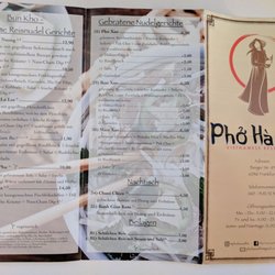 Pho Ha Noi - Menu page 1