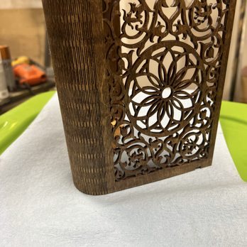 Dionne’s Machine Services - Laser cut wooden book cover - Engraving Near Me - Jamesville, North Carolina Dionne’s Machine Services - Laser cut wooden book cover - Engraving Near Me - Jamesville, North Carolina