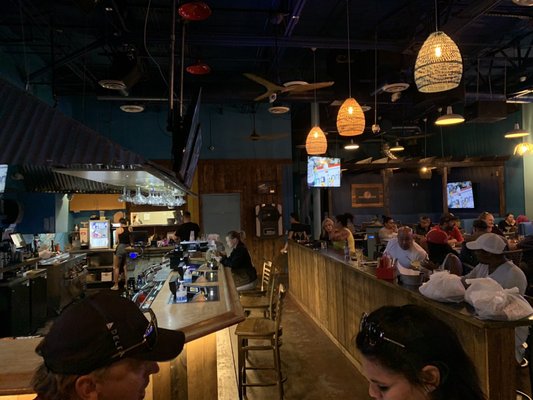 Photo of Paradise Cantina - Las Vegas, NV, US. Interior decor, beach themed local Vegas dive bar