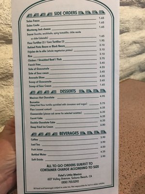 Menu photo 7 Fidel's Little Mexico Solana Beach, CA Menu photo 7 Fidel's Little Mexico Solana Beach, CA