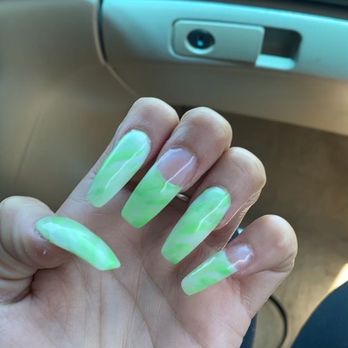 2Q Nails Bar - First attempt. Each nail seem to have a different shape. I was so unhappy with the outcome. - Nail Salons Near Me - Norco, California 2Q Nails Bar - First attempt. Each nail seem to have a different shape. I was so unhappy with the outcome. - Nail Salons Near Me - Norco, California