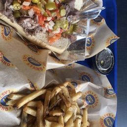 Italian Beef with Fries Italian Beef with Fries