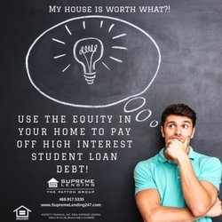 Supreme Lending - The Patton Group - We have great options to help pay off that high interest student loan debt!