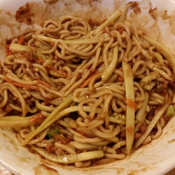 Golden Dumpling House - Zhajiang noodles ($4.95) - Chinese Near Me - Houston, Texas Golden Dumpling House - Zhajiang noodles ($4.95) - Chinese Near Me - Houston, Texas