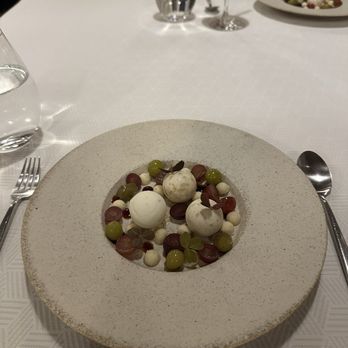 Aquavit - Rice pudding and grapes - Scandinavian Near Me - New York, New York