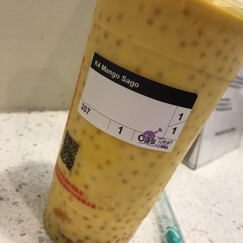 i-Tea - The very popular Mango Sago. It's pretty good! Not too sour - Ramen Near Me - Milpitas, California i-Tea - The very popular Mango Sago. It's pretty good! Not too sour - Ramen Near Me - Milpitas, California