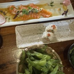 Salmon Carpaccio - 6 piece Salmon Carpaccio - 6 piece