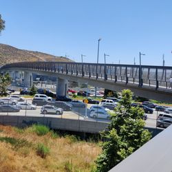 PedWest Border Crossing - The Pedestrian Bridge between the USA and Mexico
