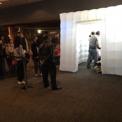 Village Cinemas Gold Class - The inflatabooth for pics before the movie.