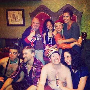 Drunk Shakespeare - The Royal Throne after the show with my friends and the cast of MacBeth. - Performing Arts Near Me - New York, New York Drunk Shakespeare - The Royal Throne after the show with my friends and the cast of MacBeth. - Performing Arts Near Me - New York, New York