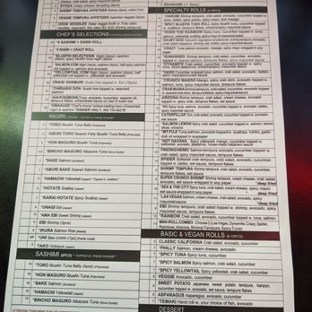 Harumi - Menu- September 2021 - Japanese Near Me - Phoenix, Arizona