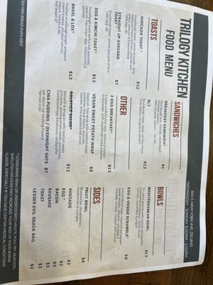 Menu photo 1 Trilogy Kitchen DeLand, FL Menu photo 1 Trilogy Kitchen DeLand, FL