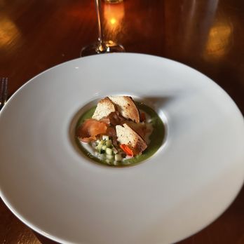 610 Magnolia - Summer soup with smoked salmon - Southern Near Me - Louisville, Kentucky 610 Magnolia - Summer soup with smoked salmon - Southern Near Me - Louisville, Kentucky