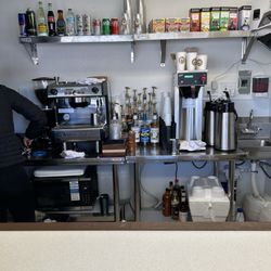 Maria’s Coffee Shop - The preparation area