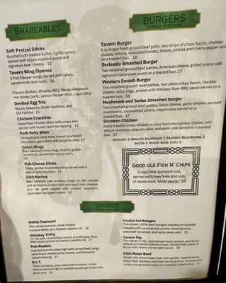 Menu photo 1 Tavern on Main Visalia, CA
