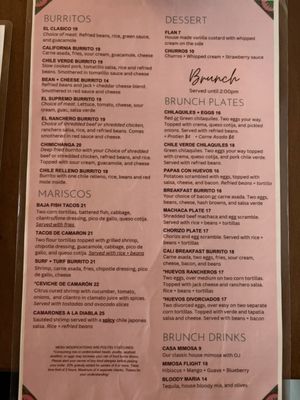 Menu photo 2 Landeros Mexican Grill + Cantina Temecula, CA