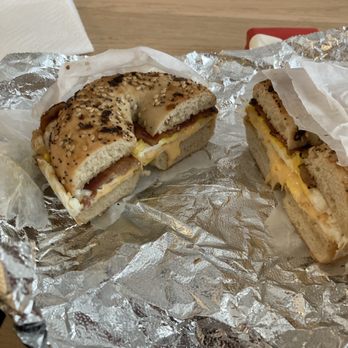 Healthy Market - Bacon egg n cheese on whole grain everything bagel - Sandwiches Near Me - New York, New York Healthy Market - Bacon egg n cheese on whole grain everything bagel - Sandwiches Near Me - New York, New York