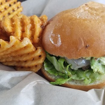 Sideshow Kitchen - Mexi-Cali Burger with Fries - Burgers Near Me - Oakland, California Sideshow Kitchen - Mexi-Cali Burger with Fries - Burgers Near Me - Oakland, California