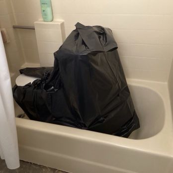IAS Builders - Toilet in tub waiting - Damage Restoration Near Me - El Cajon, California IAS Builders - Toilet in tub waiting - Damage Restoration Near Me - El Cajon, California