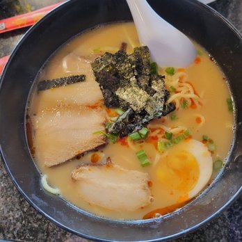 Nom Nom Thai - Tongkatsu Ramen (Pork Broth) - Thai Near Me - Colorado Springs, Colorado Nom Nom Thai - Tongkatsu Ramen (Pork Broth) - Thai Near Me - Colorado Springs, Colorado