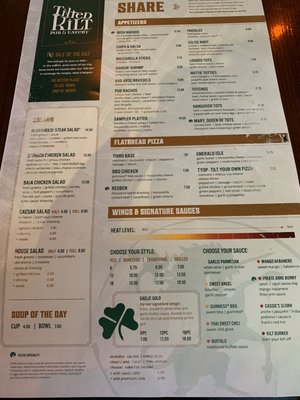 Menu photo 1 Tilted Kilt Pub & Eatery Clarksville, TN Menu photo 1 Tilted Kilt Pub & Eatery Clarksville, TN