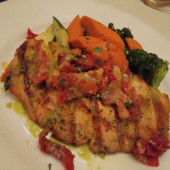 Luciana's Ristorante - Salmon with veggies - Italian Near Me - Dana Point, California Luciana's Ristorante - Salmon with veggies - Italian Near Me - Dana Point, California