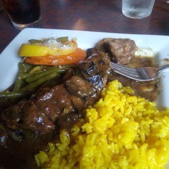 Spiro's Restaurant - Souvlaki ( beef kabob) rice, and vegetables - Greek Near Me - Saint Charles, Missouri Spiro's Restaurant - Souvlaki ( beef kabob) rice, and vegetables - Greek Near Me - Saint Charles, Missouri
