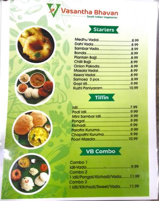 Menu photo 6 Vasantha Bhavan Edison, NJ