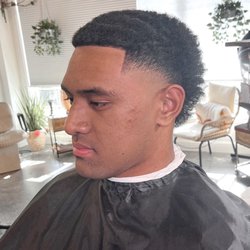 Kainoa Alayvilla - Mid high taper on a solid young man, UCLA football commit Mone Malafu. Look out for him, the future is bright!