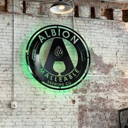 Albion Malleable Brewing Company - Sign