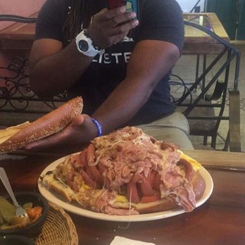 Super Tortas - This is just half of the Monster Torta! - Mexican Near Me - Indianapolis, Indiana