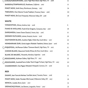 Cured - Drinks menu, 2, December 2019 - Cocktail Bars Near Me - San Antonio, Texas