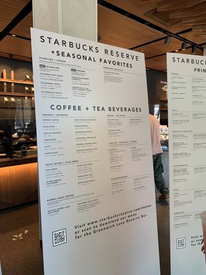 Menu photo 6 Starbucks Reserve New York, NY Menu photo 6 Starbucks Reserve New York, NY