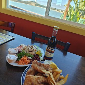 Barbara's Fishtrap - Yummy food with a view: Crab Louie Salad - $30.95 Fish and Chips - $19.95 - Seafood Near Me - Half Moon Bay, California Barbara's Fishtrap - Yummy food with a view: Crab Louie Salad - $30.95 Fish and Chips - $19.95 - Seafood Near Me - Half Moon Bay, California