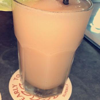 Superica - White peach margarita - Tex-Mex Near Me - Houston, Texas