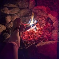 Apple Hill Campground - Fire pit
