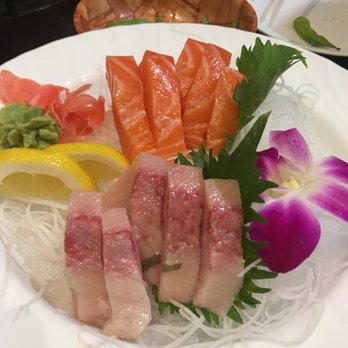 Senro Sushi - Hamachi and salmon sashimi. So delicious! - Sushi Bars Near Me - San Jose, California Senro Sushi - Hamachi and salmon sashimi. So delicious! - Sushi Bars Near Me - San Jose, California