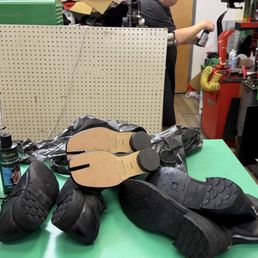 Rubber sole protection added